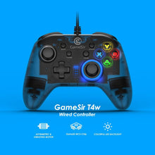 Load image into Gallery viewer, USB Wired Gaming Controller Gamepad with Asymmetric and Vibrating