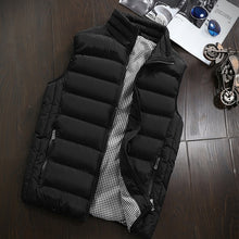 Load image into Gallery viewer, Brand Clothing Vest Jacket Mens New Autumn Warm Sleeveless Jacket Male Winter Casual Waistcoat Men Vest Plus Size Veste Homme