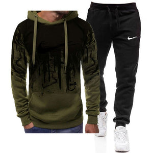 New Fashion Men Set Brand Hoodies+Pants Sets Tracksuit Men's Casual Slim Fit Sportswear Male Sweat Shirts Tracksuits Clothing