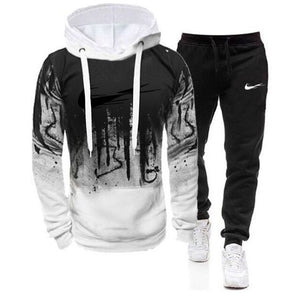 New Fashion Men Set Brand Hoodies+Pants Sets Tracksuit Men's Casual Slim Fit Sportswear Male Sweat Shirts Tracksuits Clothing