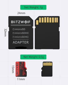 Micro SD Card with Adapter Class 10 U3 Memory Card TF Card 32G 64G