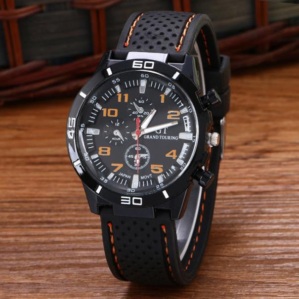 Quartz Watch Men Military Watches Sport Wristwatch Silicone Fashion Hours