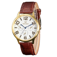 Load image into Gallery viewer, Fashion Men Leather Band Watches Sport Analog Quartz Wrist Watch