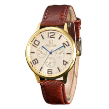 Load image into Gallery viewer, Fashion Men Leather Band Watches Sport Analog Quartz Wrist Watch