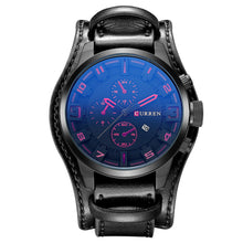 Load image into Gallery viewer, Curren Men Watches Man Clock 2018 Top Brand Luxury Army Military Steampunk Sports Male Quartz-Watch Men Hodinky Relojes Hombre