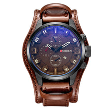 Load image into Gallery viewer, Curren Men Watches Man Clock 2018 Top Brand Luxury Army Military Steampunk Sports Male Quartz-Watch Men Hodinky Relojes Hombre