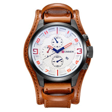 Load image into Gallery viewer, Curren Men Watches Man Clock 2018 Top Brand Luxury Army Military Steampunk Sports Male Quartz-Watch Men Hodinky Relojes Hombre