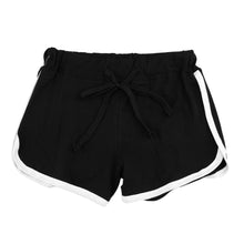 Load image into Gallery viewer, Fashion Women Sports Shorts Contrast Binding Side Split Elastic Waist Yoga Shorts