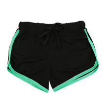 Load image into Gallery viewer, Fashion Women Sports Shorts Contrast Binding Side Split Elastic Waist Yoga Shorts