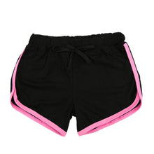 Load image into Gallery viewer, Fashion Women Sports Shorts Contrast Binding Side Split Elastic Waist Yoga Shorts