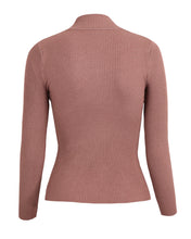 Load image into Gallery viewer, Women Knit Sweater Pullover Jumper Turtleneck Long Sleeve High Elastic Solid Slim Knitted Tops