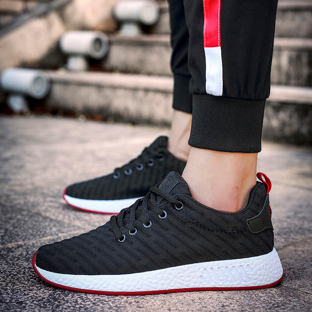 Women Men Mesh Shallow Mouth Cross Tied Casual Shoes Gym Shoes Skate Shoes
