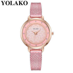 Women's Casual Quartz  Plastic Leather Band New Strap Watch Analog Wrist Watch