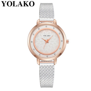Women's Casual Quartz  Plastic Leather Band New Strap Watch Analog Wrist Watch